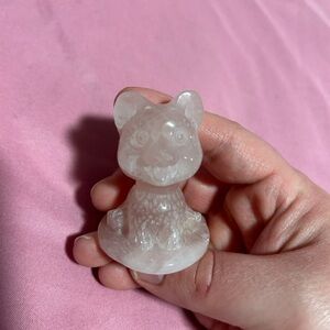 Rose Quartz Crystal Carving